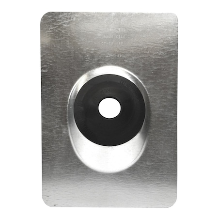 Jones Stephens 3in. Galvanized Roof Flashing with 10-3/4in. x 14-1/2in. Flange R40300